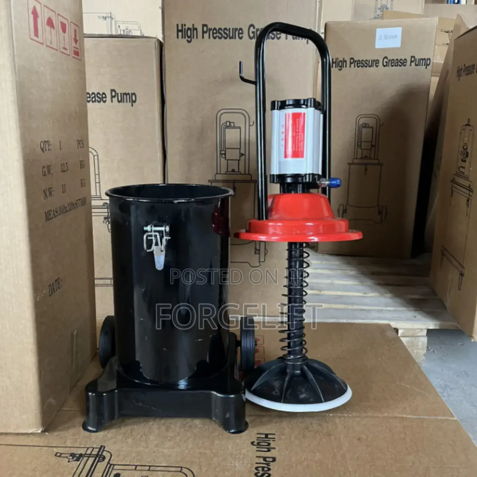 Grease Dispenser Pneumatic Lubricator Bucket Pump