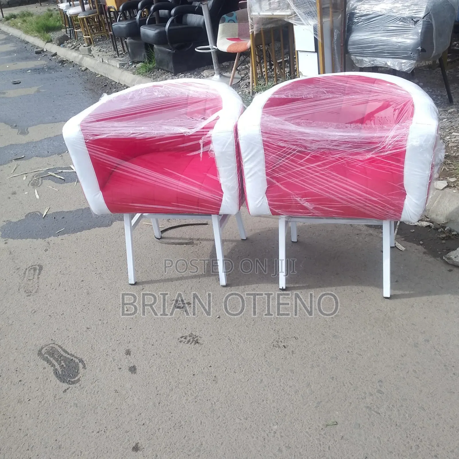 -White/Pink Styling Seats