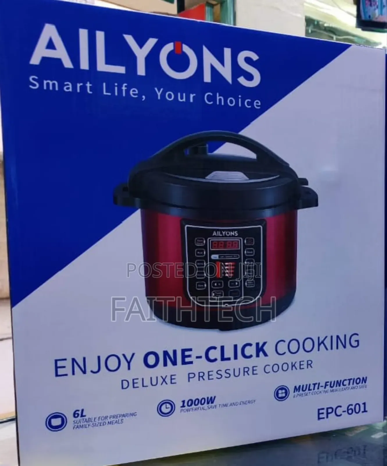 6 Litres Ailyons Pressure Cooker