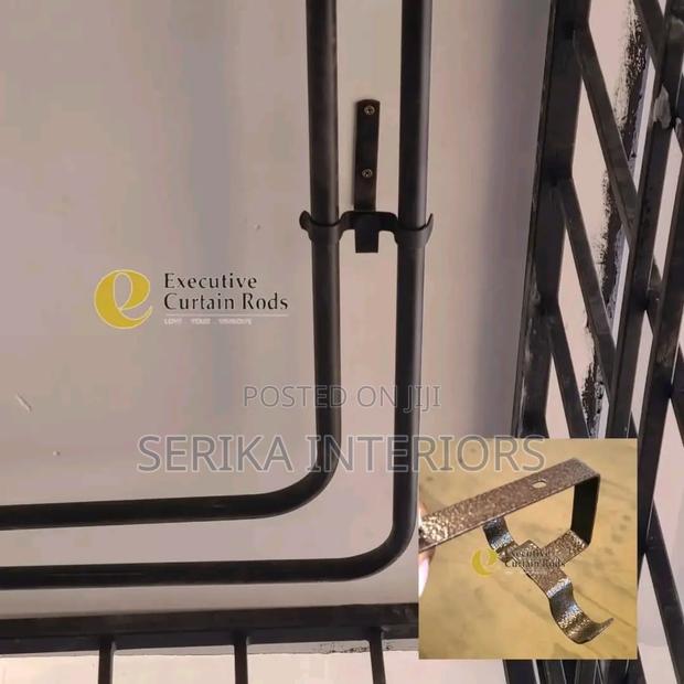 Corner Joint Jua Kali Curtain Rods Environmental Friendly