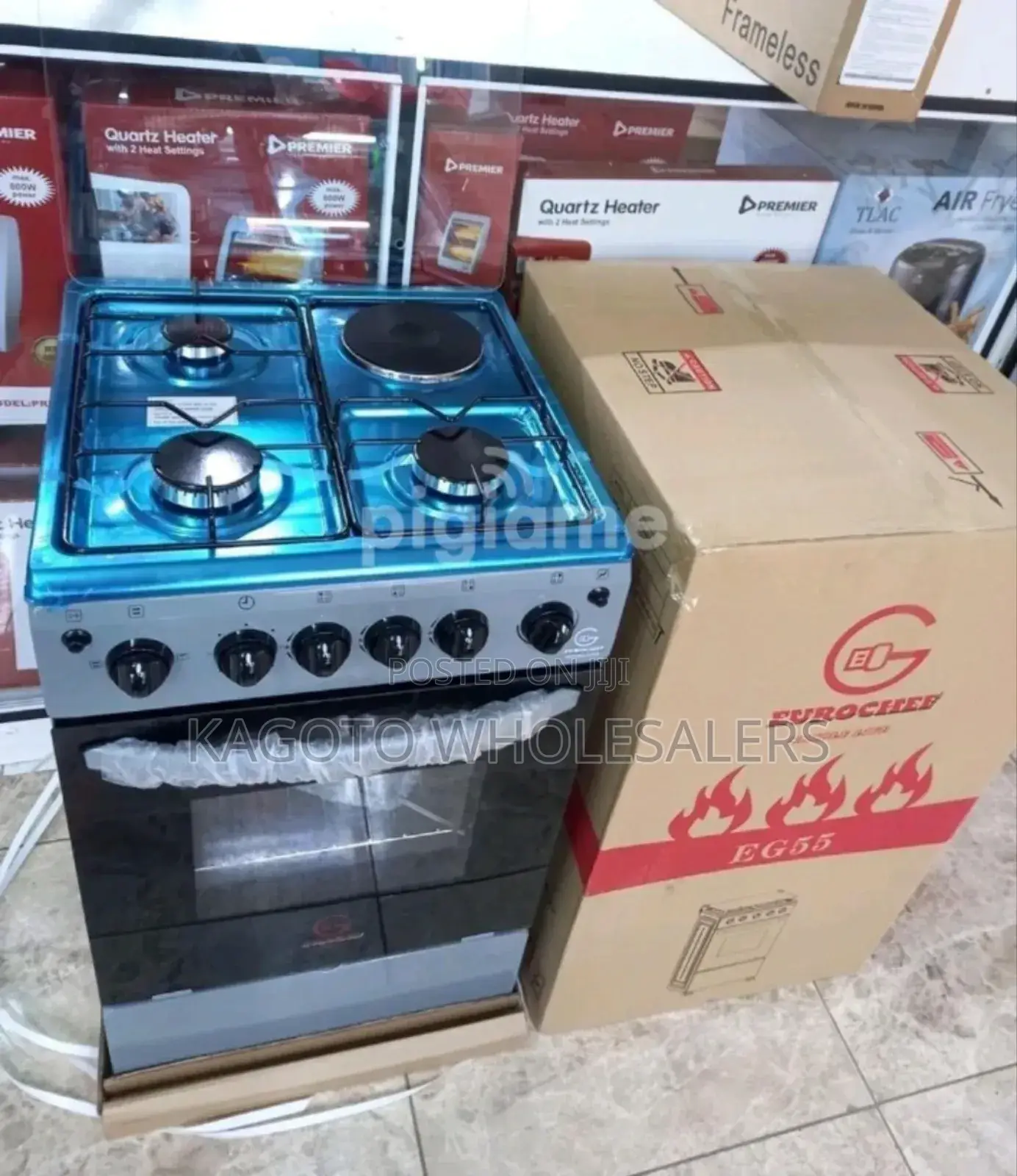 Eurochef 60 by 65 Standing Cooker