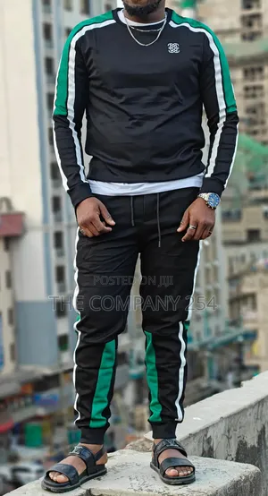Quality Casual Cotton 2 Pieces Pant and Sweaters Tracksuits