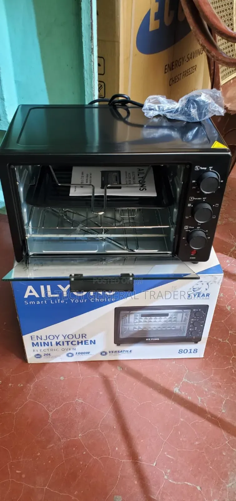 Oven 20l Grill Heat Resistant Electric Oven