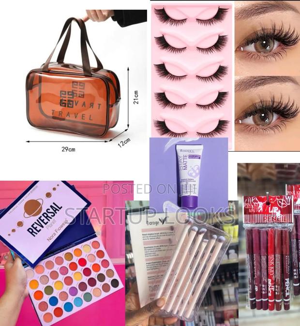 Makeup Kit Set-40 Eyeshadow Palette, 5pc Eyelashes,Lip Liner