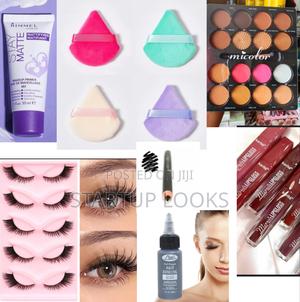 Makeup Kit Set-3pcs Lipstick, Contour, Primer, Eyelashes, - main view