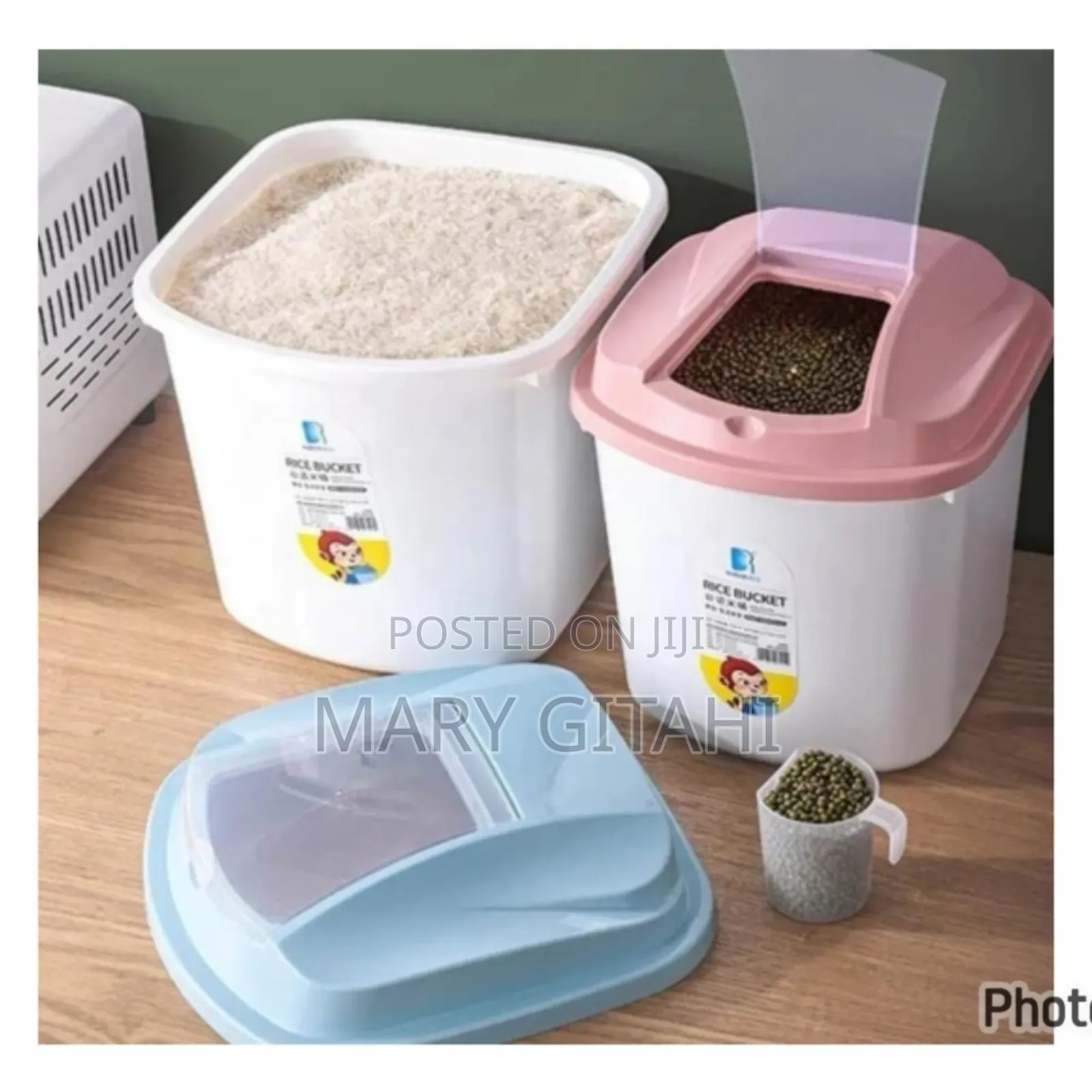 Rice Buckets/Cereal Container