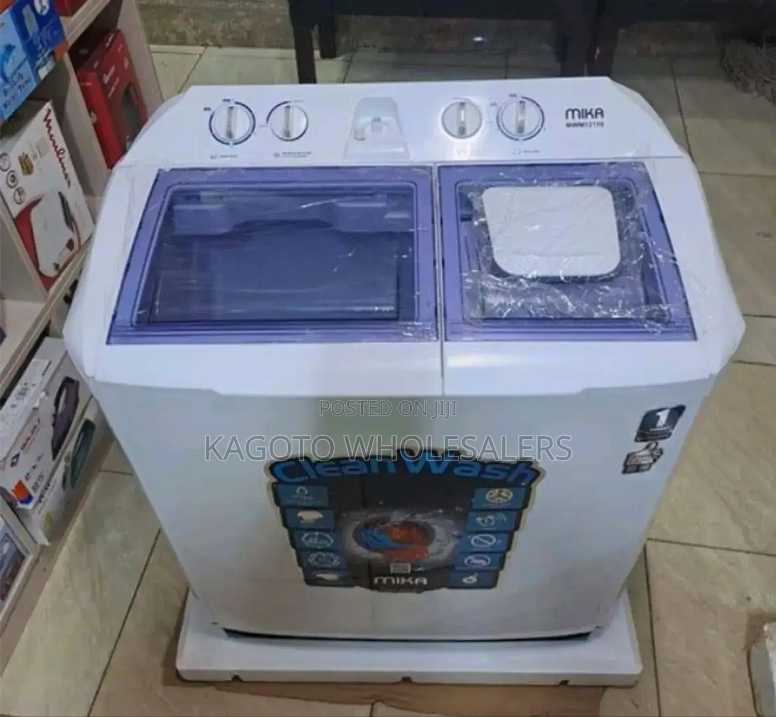 Mika 10kg Twin Tub Washing Machine