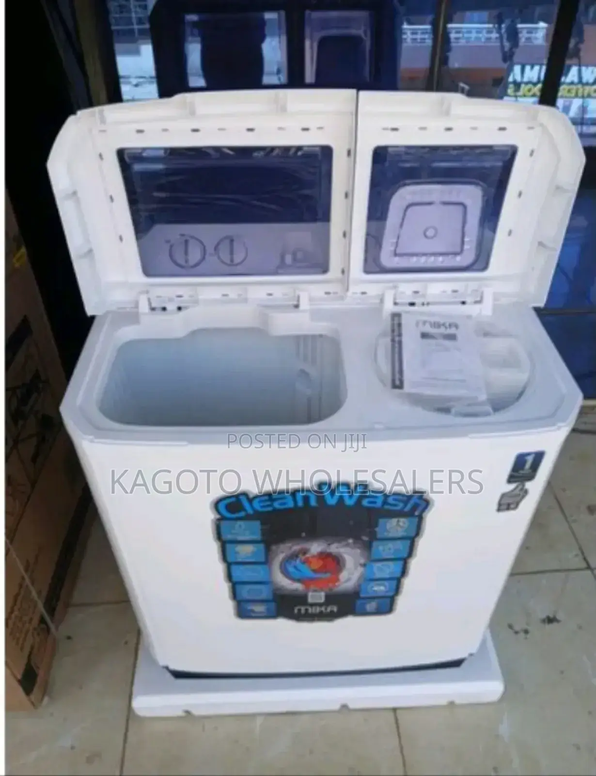 Mika 10kg Twin Tub Washing Machine