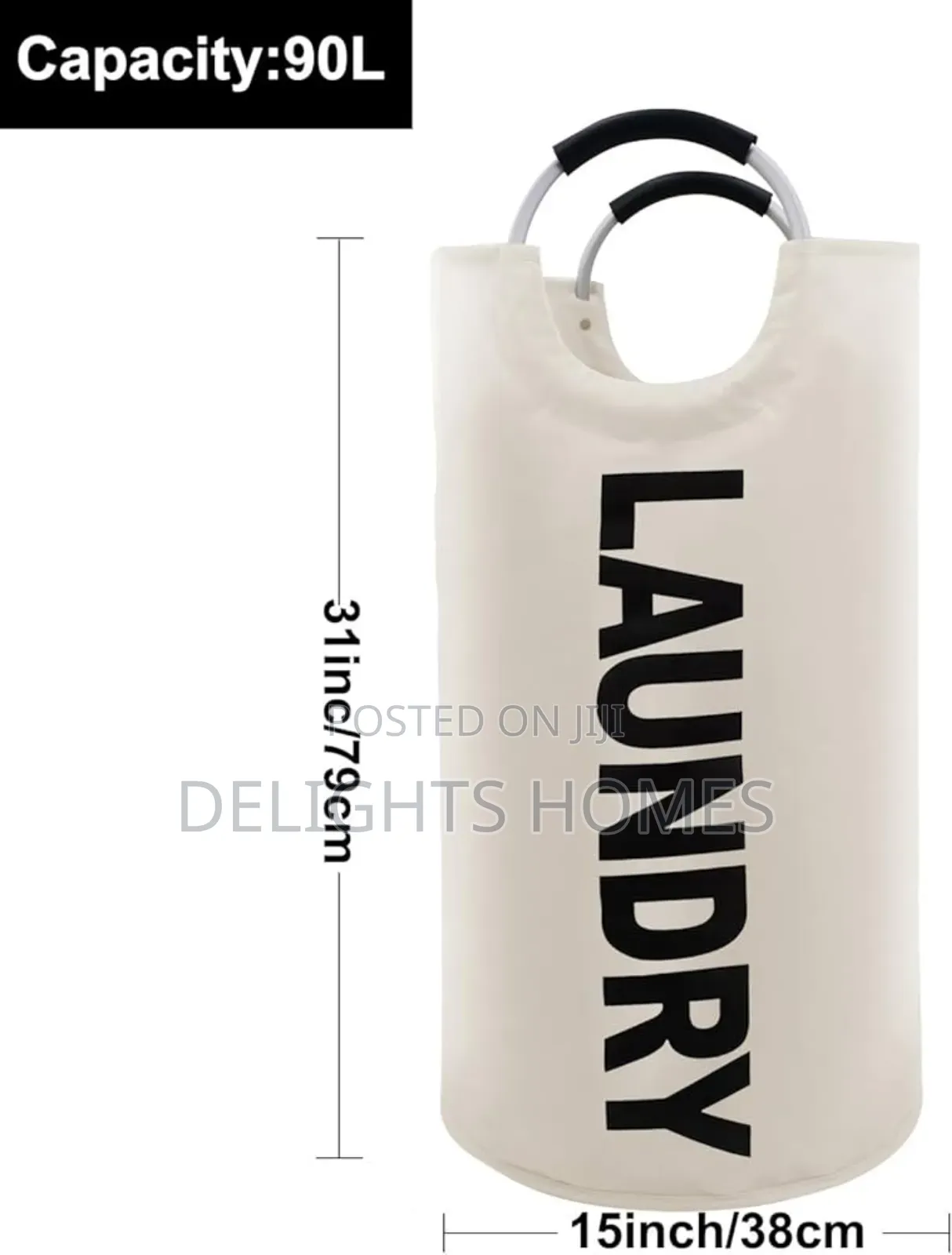 Big Size 90l Waterproof Foldable Laundry Basket-Pa