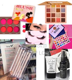 Blush Palette, 5pcs Eyelashes, Eyeshadow, Brushes, Primer - main view