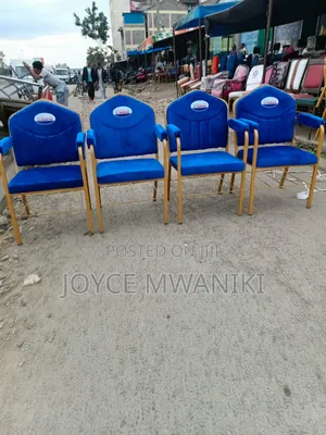 Blue Church Seats,With Logo 