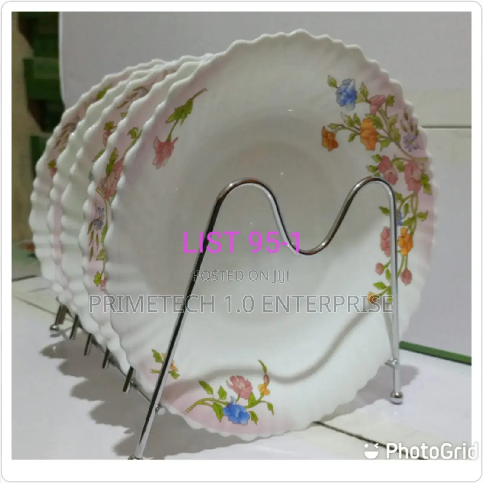 6 PCS Ceramic Deep Plates