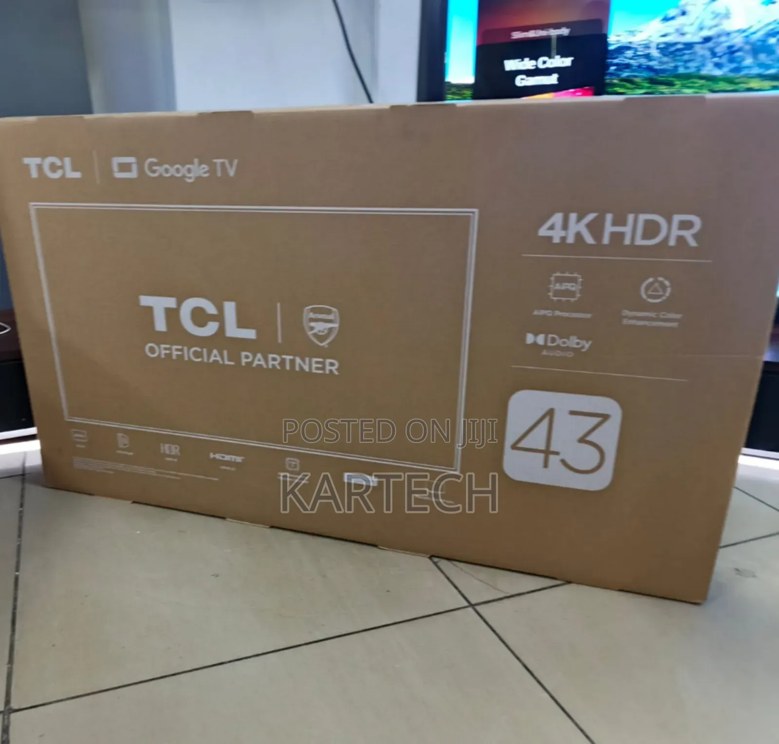 TCL 43-Inch Google Tv HDR , With Bluetooth