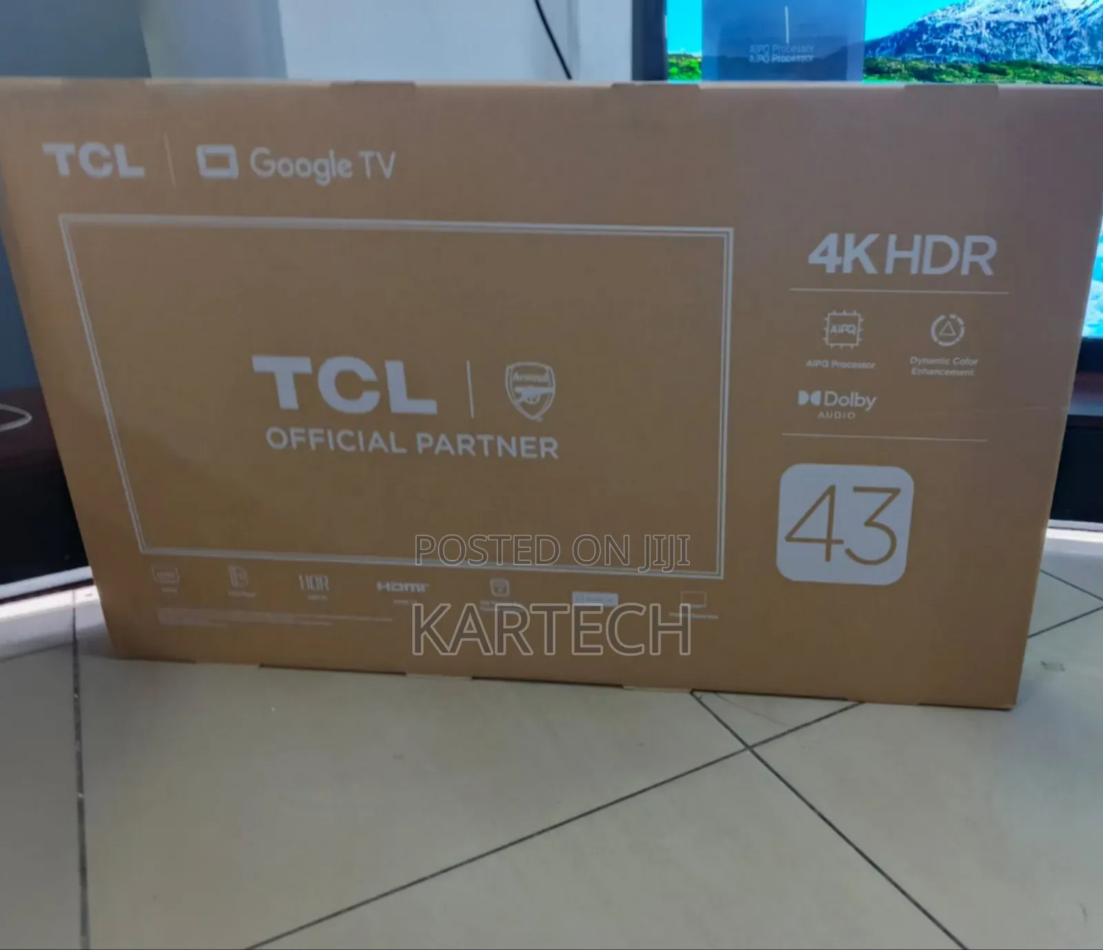 TCL 43 Inches HDR Smart Google Tv