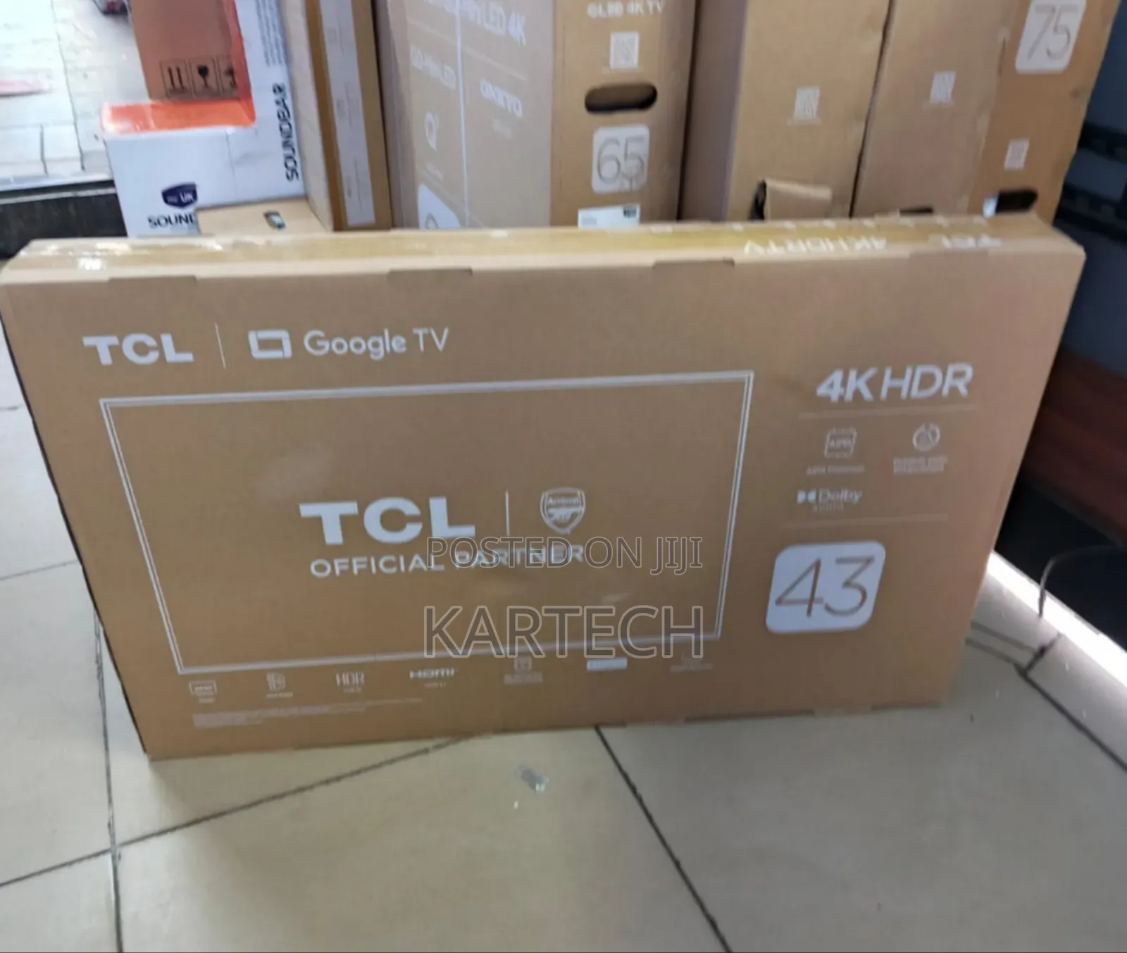 TCL 43 Inches 43v6c HDR Google Tv - Dolby Audio