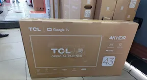 TCL 43 Inch HDR Smart Google Tv With Bluetooth, Netflix
