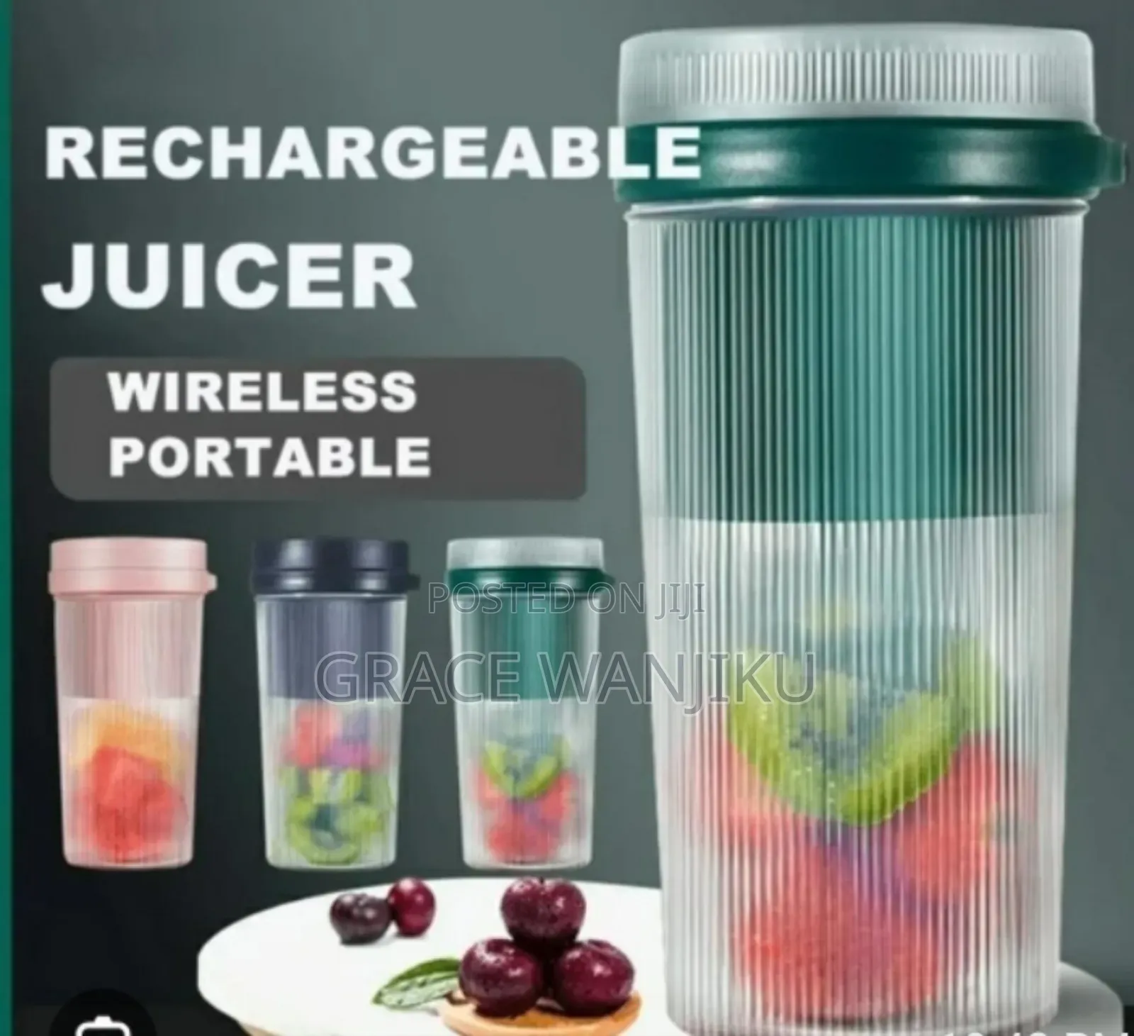 *Jubake Rechargeable 400ml Portable Blender