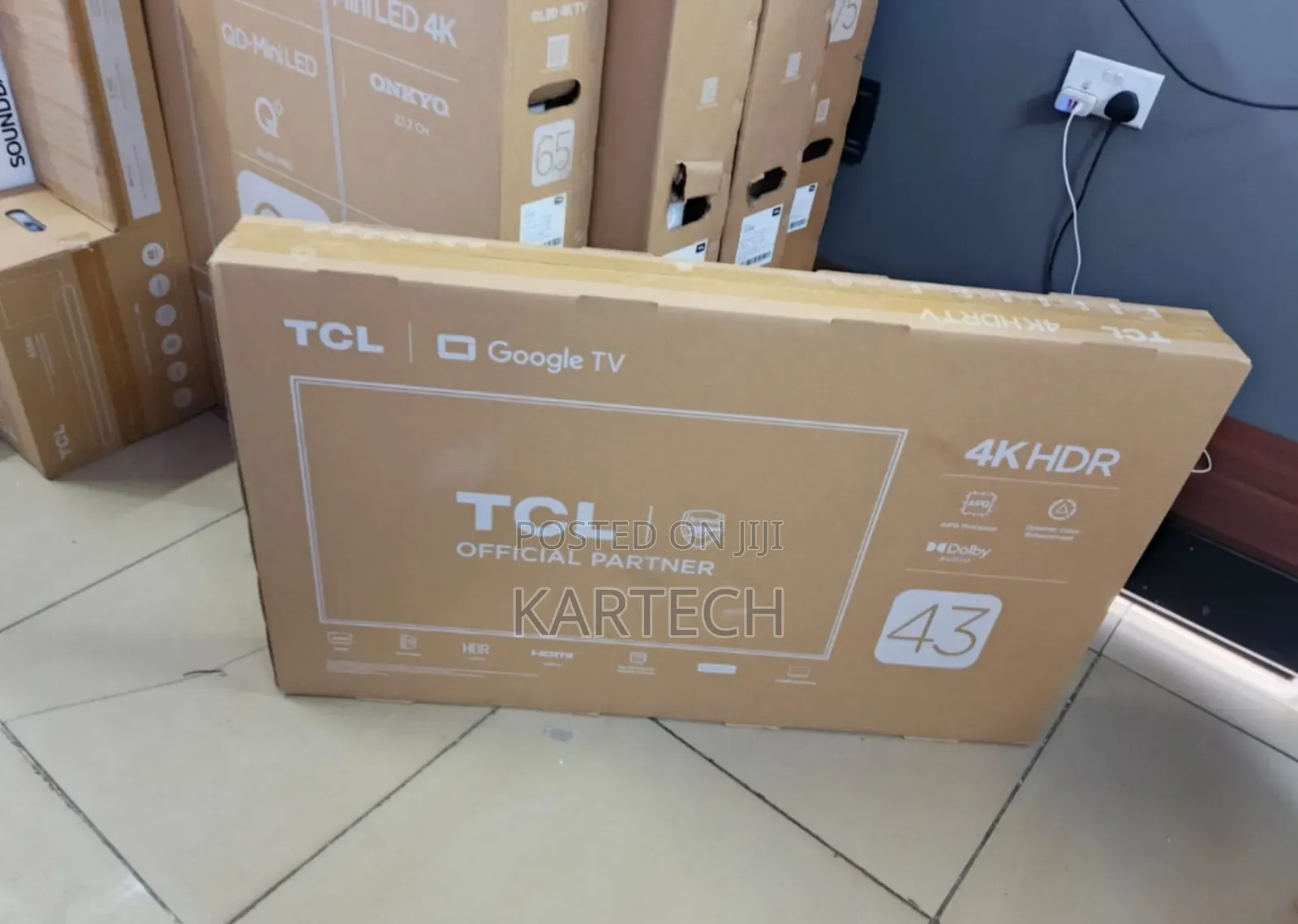 TCL 43" V6c HDR Google Tv With Voice Control