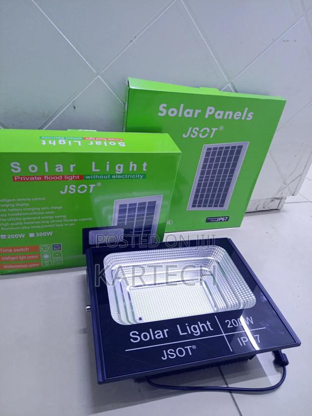 Jsot 200w Solar Lights Flood Light Ip67 Waterproof - main view