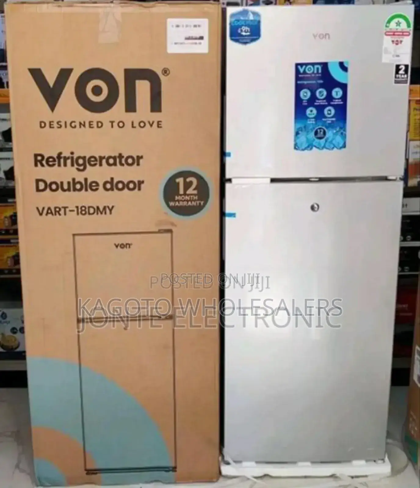Von247 Liters Fridge