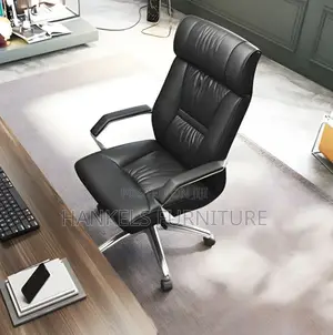 Elegant High Back Leather Office Chair