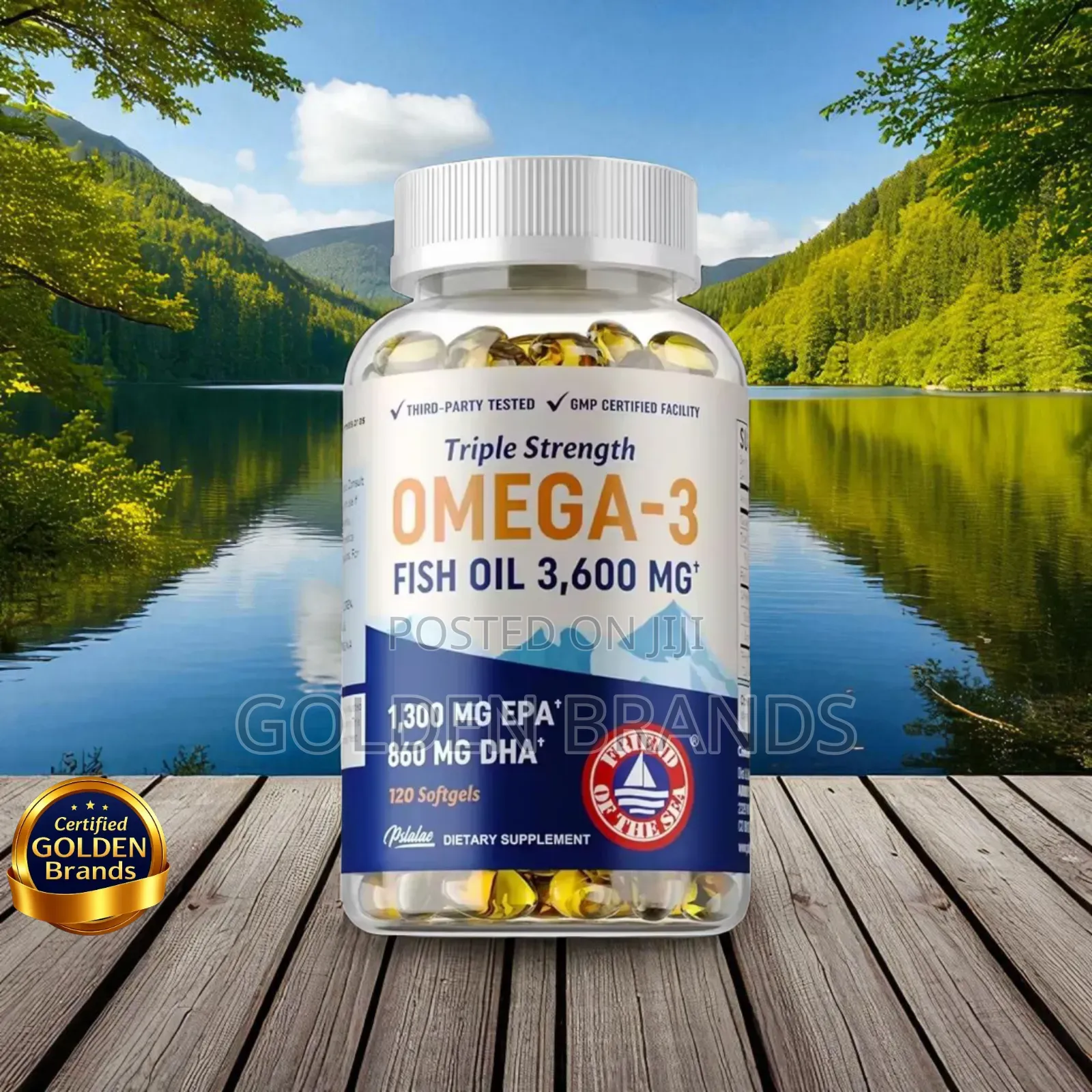 Special Omega 3 Fish Oil, Oxidant, Brain,Heart--120 Pieces
