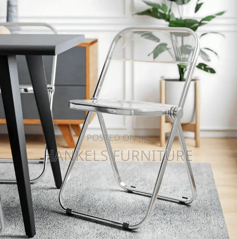 Acrylic Glass Foldable Chair