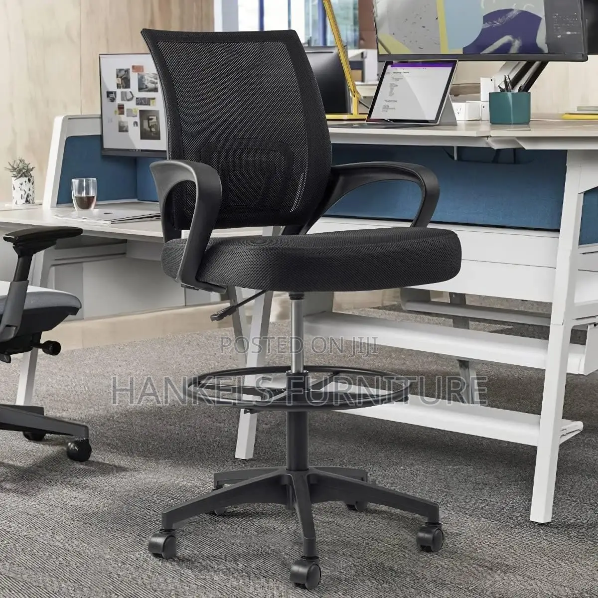 Ergonomic Mesh Cashier Chair