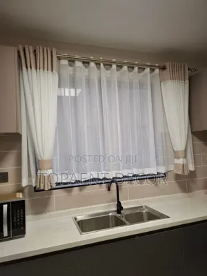 Kitchen Curtains And Eyelates Sheers