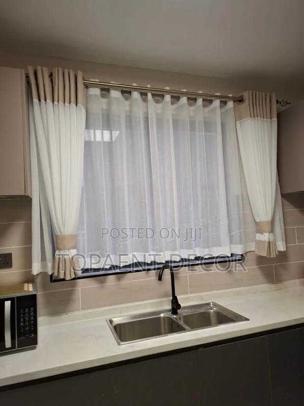 Kitchen Curtains And Eyelates Sheers