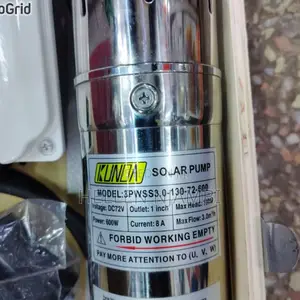 Kunda 600w High Lift 130mtrs Head Solar Pump