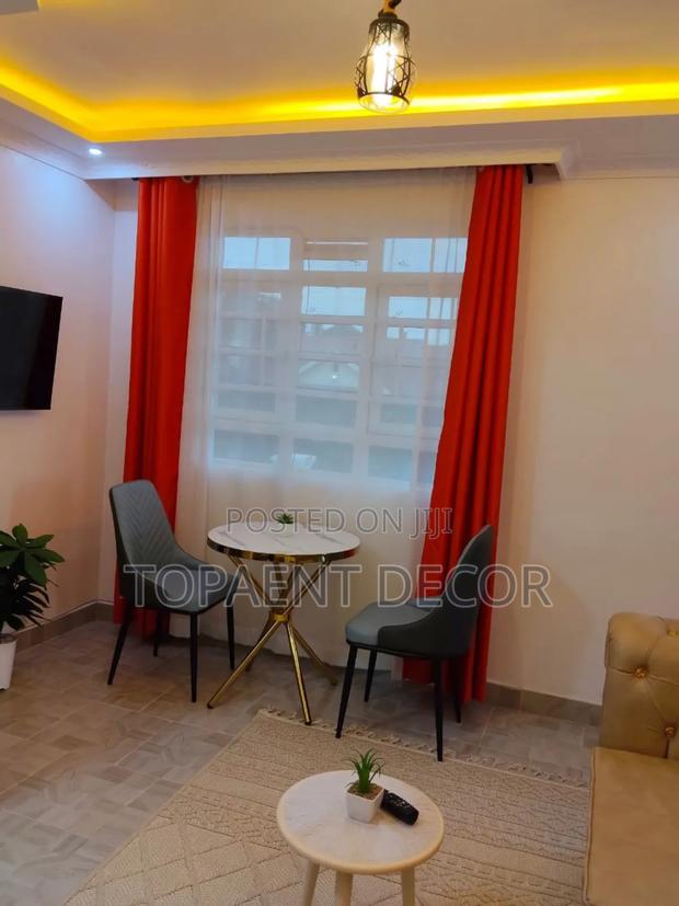 Orange Perfect Design Window Curtains And White Sheer - main view