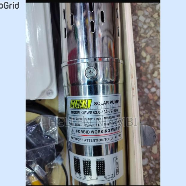 Kunda 130m Solar Submersible Pump- Using 600w Solar Panel