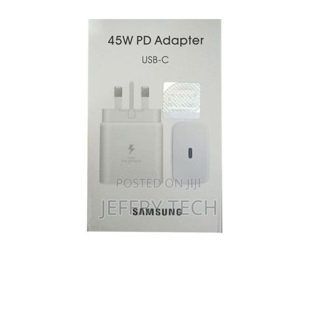 Samsung Galaxy A23 45w Official Super Fast Wall Charger Ada