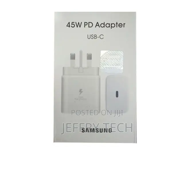 Samsung Galaxy A23 45w Official Super Fast Wall Charger Ada