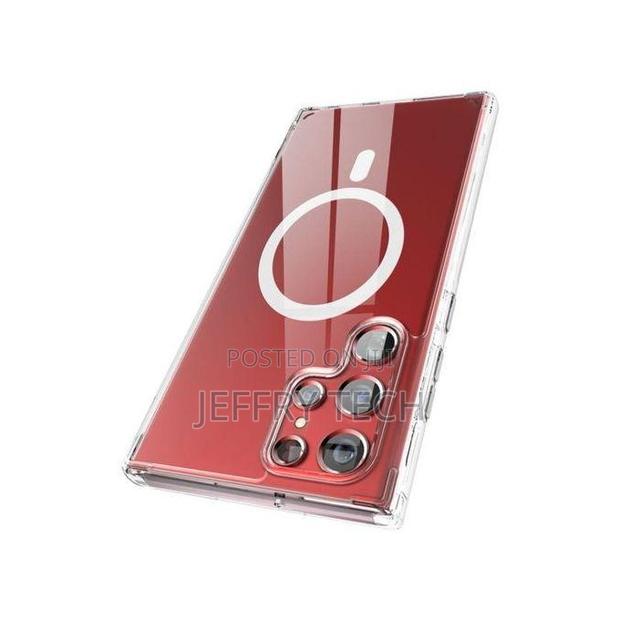 Magsafe Clear Transparent Silcone Case for Samsung S22 Ultra