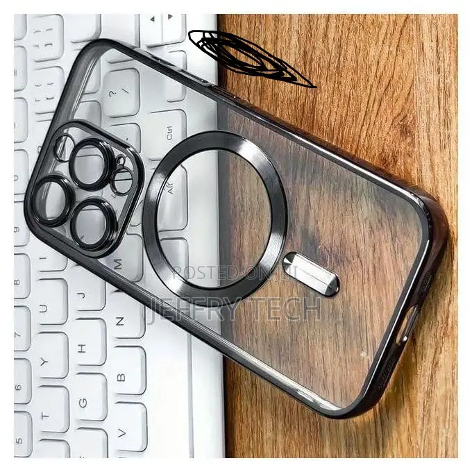 Apple iPhone 12 Pro Cover Clear Luxury Case Magsafe, Case