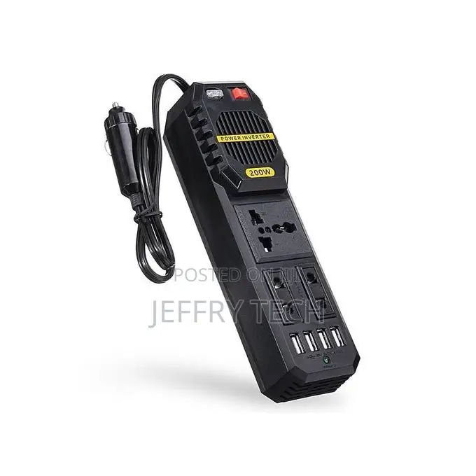200w Car Power Inverter Dc 12v to 220v Ac Converter 5v 3.1a