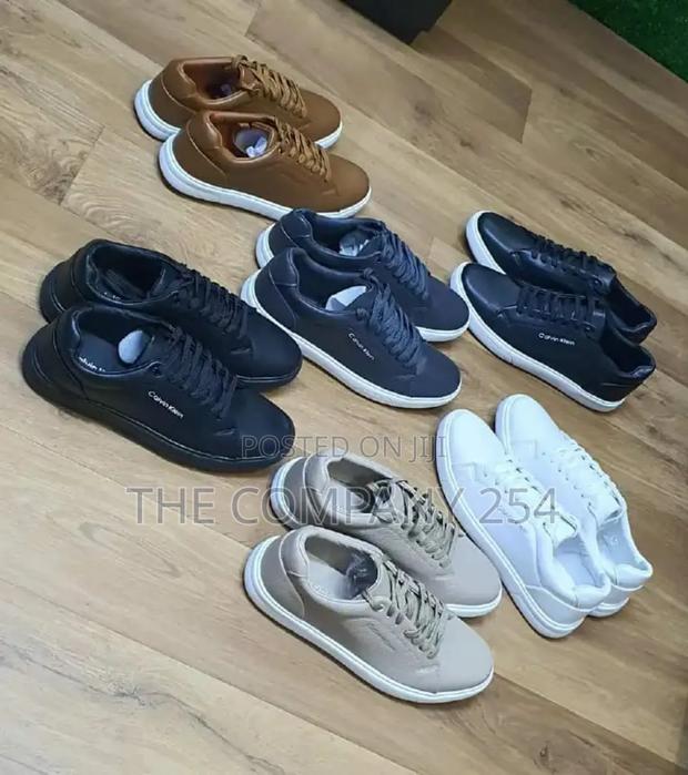 Quality Leather Smart Casual Calvin Klein Original Shoes - main view