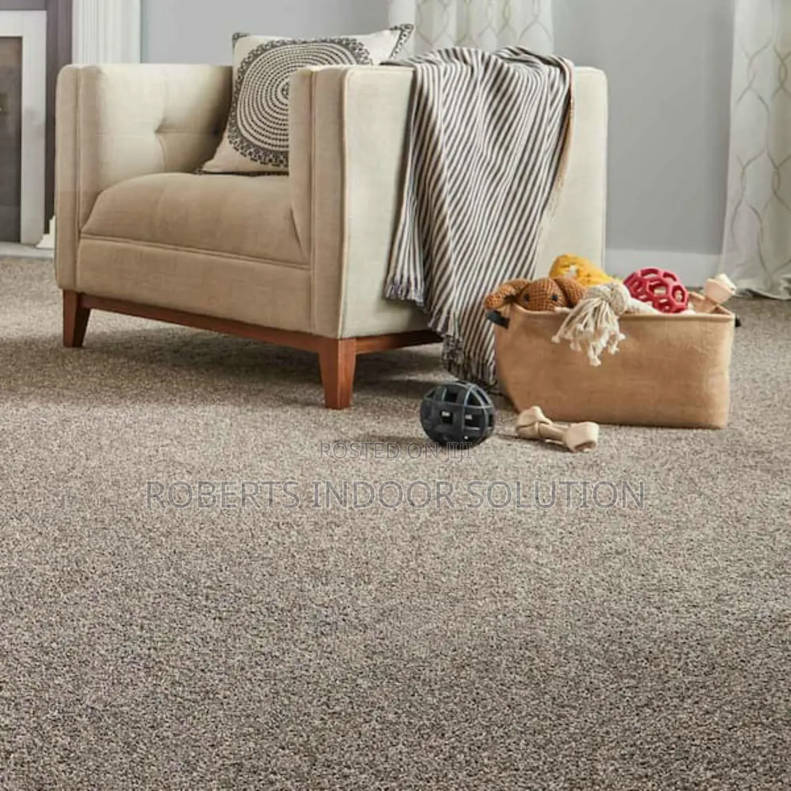 Decor Upgrade? Choose Beige Delta 4mm Carpet - Easy Install