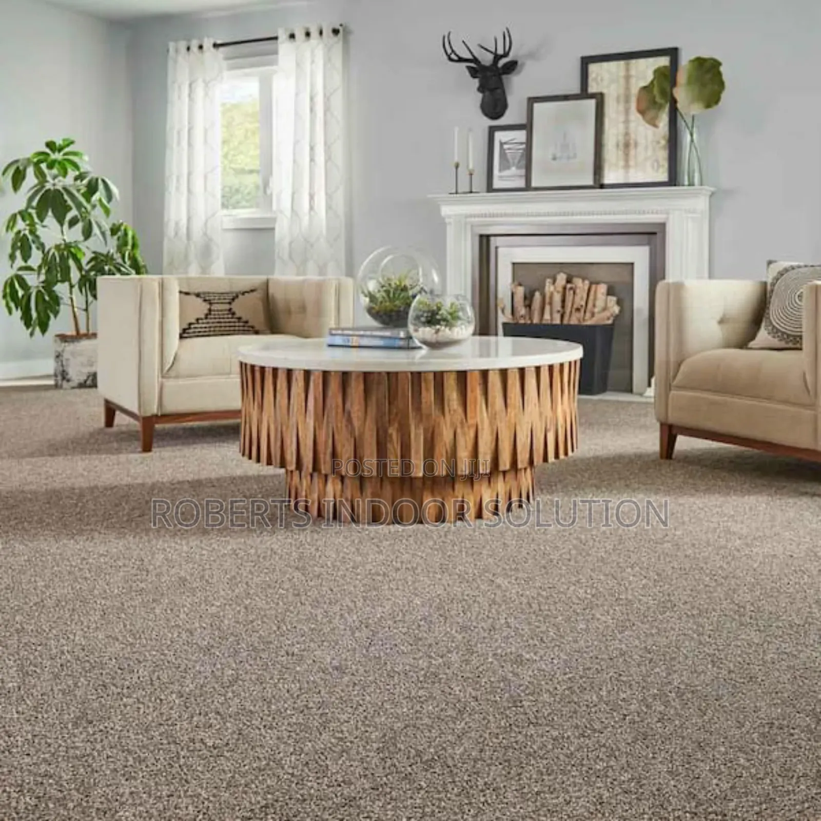 Decor Upgrade? Choose Beige Delta 4mm Carpet - Easy Install