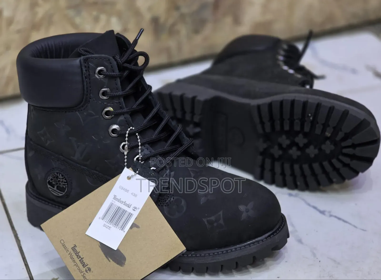 Timber Louis Vuitton Black Sizes 40-45