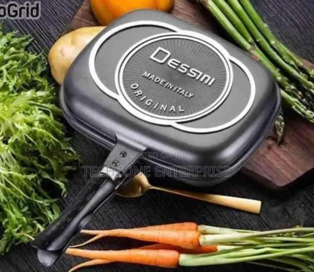 Dessini 36cm Double Sided Grill Non-Stick Pressure Pan