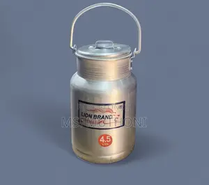 Lion Brand Aluminum Milk Can 4.5ltrs Plain.