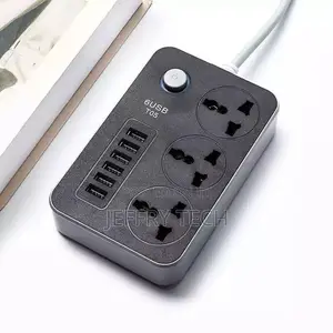6 Usb Super Fast Charger + Sucket, Your Ultimate Solution