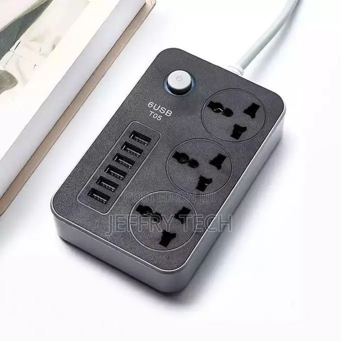 6 Usb Super Fast Charger + Sucket, Your Ultimate Solution