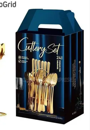 *High Quality 24 PCS Cutlery Set (Gold Colour)*