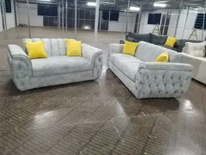 5 Seater Modern Sofa Set 3,2 With Free Throw Pillows