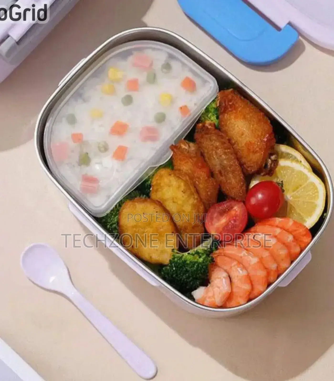 *Portable Electric Stainless Steel Lunch Box *