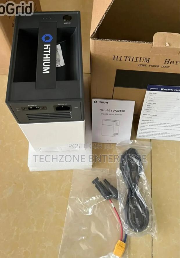 Portable Powerbank Station Solar Power Lithium 3 in 1 Power, - main view